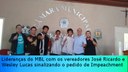 Integrantes do “Movimento Brasil Livre” são recebidos pela Câmara Municipal de Araguari